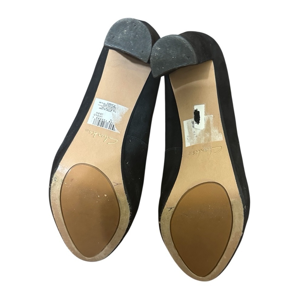Clarks Black Women's Heels - Picture 4 of 9